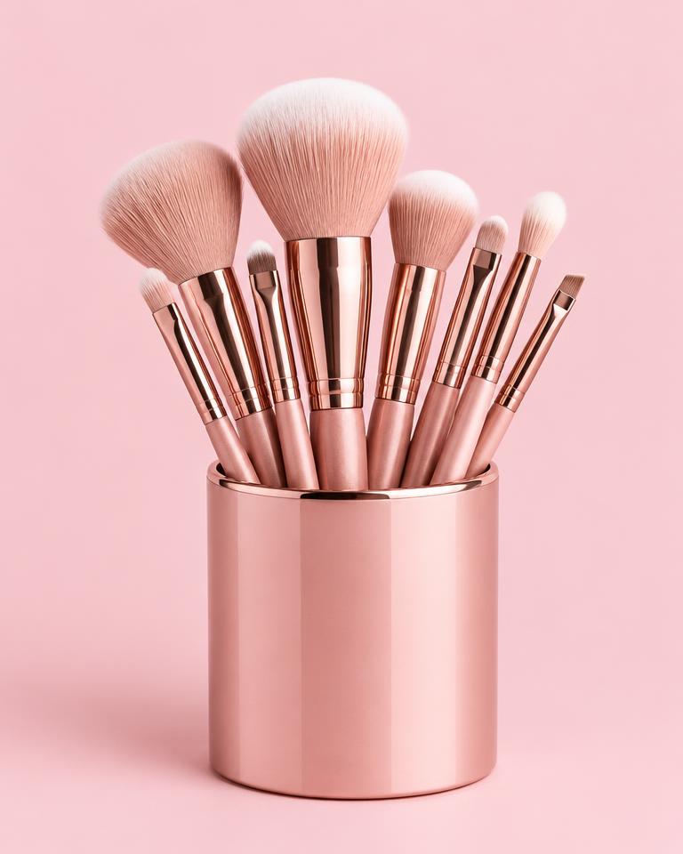Rose Gold Brush Set