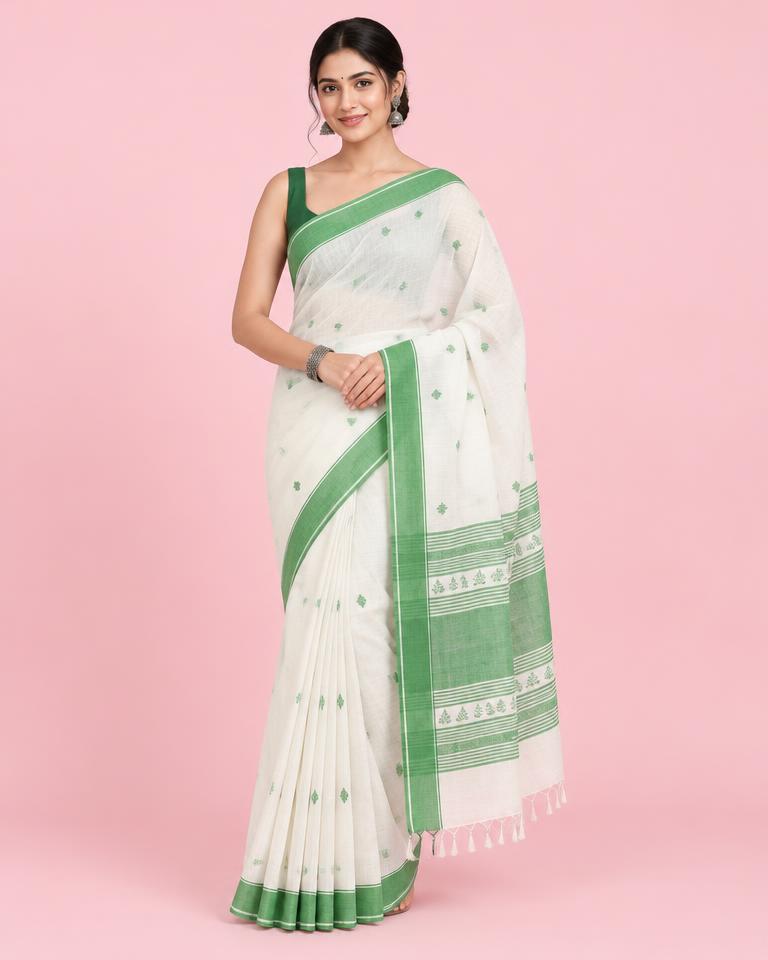 Classic Bengali Tant Cotton Saree