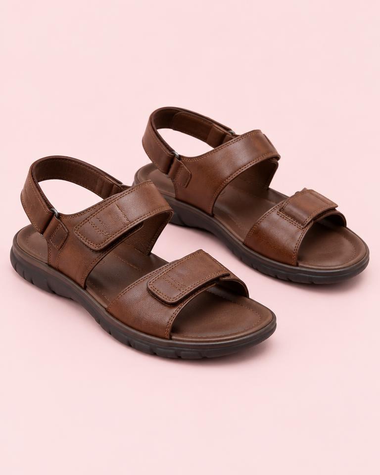 Comfort Strap Leather Sandals