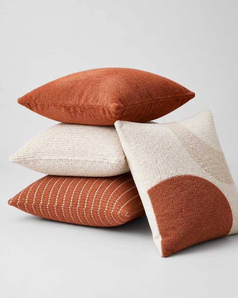 Textured Throw Cushion Set of 4