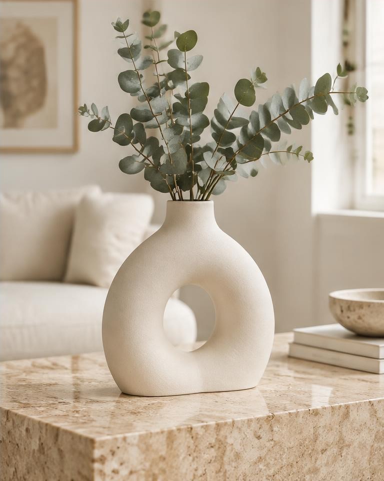 Sculptural Ceramic Statement Vase